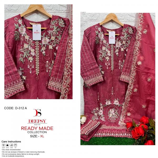 Deepsy 312 Readymade Designer Pakistani Suits Collection